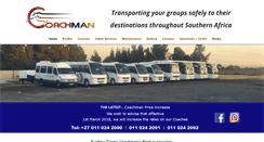 Desktop Screenshot of coachman-coaches.co.za
